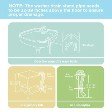 COMFEE’ Washing Machine: 2.4 Cu.ft LED Portable Washer for Compact Spaces