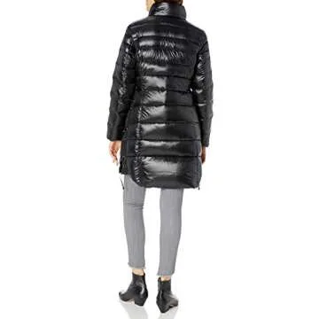 Stylish 1 Madison Women's Long Winter Coat with Hood