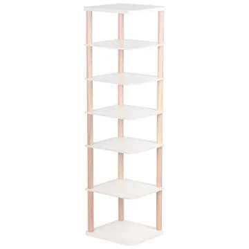 LUCKNOCK 7 Tiers Vertical Shoe Rack for Efficient Storage