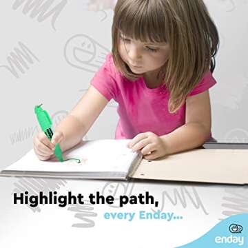 Enday Mini Highlighters Set - Chisel Tip Assorted Colors