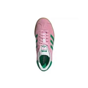 adidas Gazelle Bold Women's Sneakers in True Pink and Green