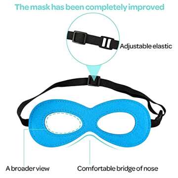 AIMIKE Superhero Capes and Masks, DIY Dress Up Capes and Masks Set, 4 Packs with Stickers
