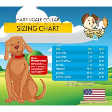 Country Brook Petz Martingale Dog Collar - No Buckle Design