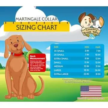 Country Brook Petz Martingale Dog Collar - No Buckle Design