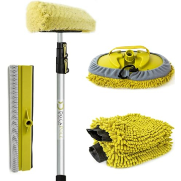 DOCA Ultimate Car Wash Kit with Extension Pole and Mitts