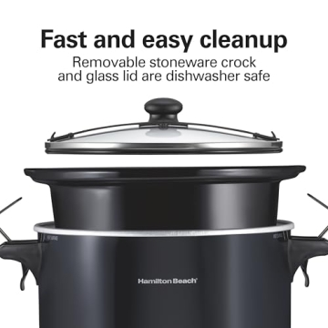 Hamilton Beach 10qt Slow Cooker for Large Meals and Gatherings