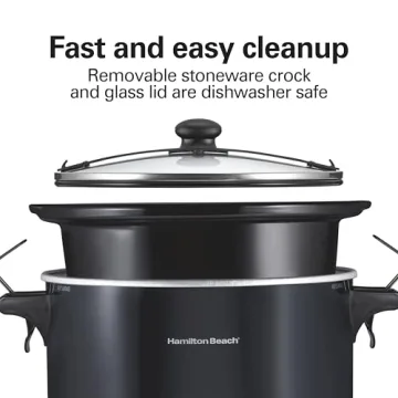 Hamilton Beach 10qt Slow Cooker for Large Meals and Gatherings