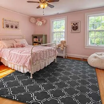 Amearea Fluffy Indoor Area Rug for Bedroom Living Room