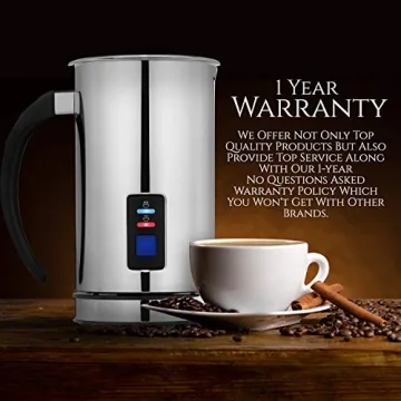 Chef's Star Milk Frother - Perfect for Lattes & Cappuccinos