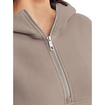 Trendy Queen Women's Cozy Half Zip Hoodies for Fall