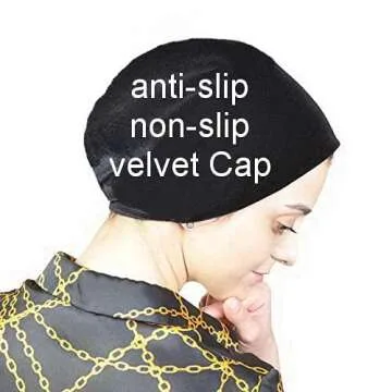 Shifa Velvet Bonnet - Stylish Handmade Turban for All