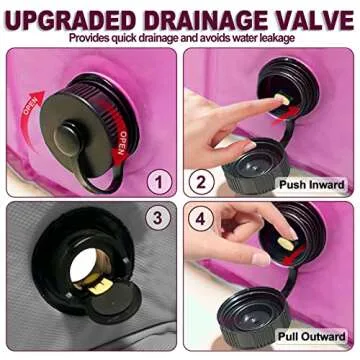 NHILES Portable Pet Dog Pool, 39" Collapsible Bathing Tub, Indoor & Outdoor Foldable Leakproof Cat Dog Pet SPA for Dogs and Cats