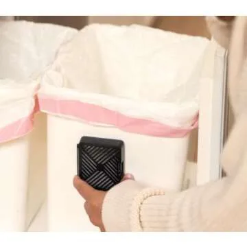 2 Refillable Fresh Wave Odor Removing Pod | Safer | Natural Plant-Based Odor Eliminator for Small Spaces | Garbage Cans, Closets & Lockers