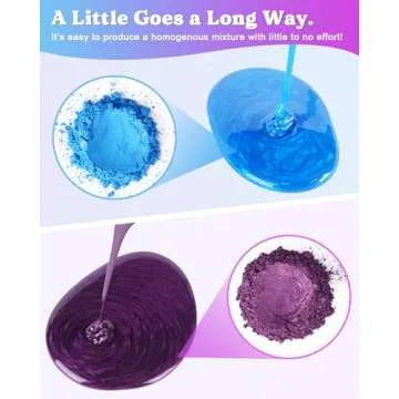 LET'S RESIN 36 Color Mica Powder Set for Creative Crafts