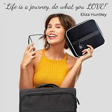 Eliza Huntley Makeup Case - Stylish & Portable Cosmetic Bag