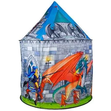 Enchanting Knight & Dragon Play Tent for Kids