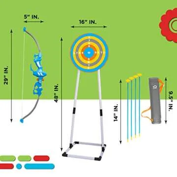 Discovery Kids Bullseye Archery Set for Young Archers