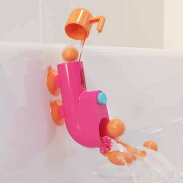 Fill N' Splash Submarine Bath Toy - Fun & Educational Bath Toys for Toddlers 1 to 5 Years Old