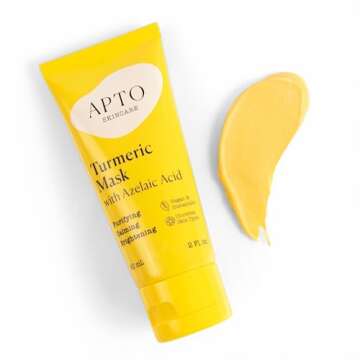 APTO Turmeric Mask w/Azelaic Acid: Brightening, Exfoliating & Soothing Thick & Creamy Formula for a ...
