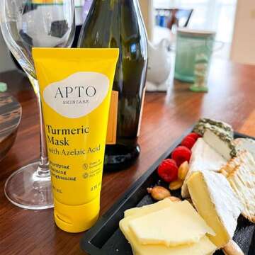 APTO Turmeric Mask w/Azelaic Acid: Brightening, Exfoliating & Soothing Thick & Creamy Formula for a Glowing & More Even-Toned Complexion, 2 oz.