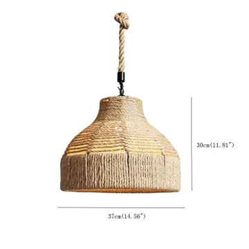 Coastal Beach Rope Pendant Lamp for Elegant Illumination