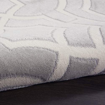 Inspire Me! Home Décor 5x7 Area Rug Grey/White