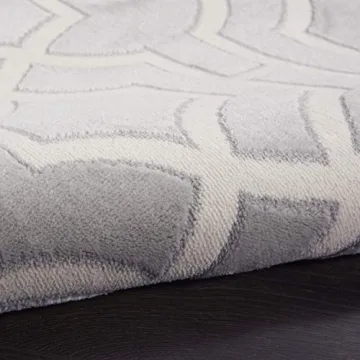 Inspire Me! Home Décor 5x7 Area Rug Grey/White