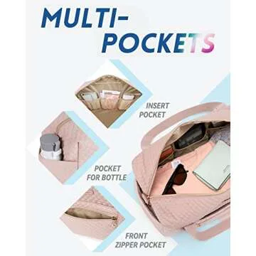 Stylish BAGSMART Travel Duffle Bag for Travel and Leisure