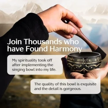 Handmade Tibetan Singing Bowl Set for Meditation Therapy