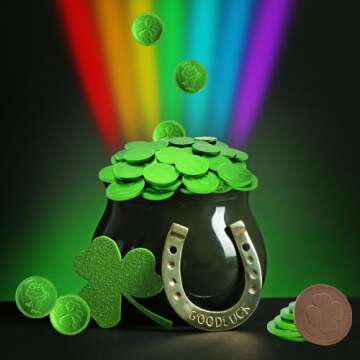 Dreidel Company St. Patrick's Day Chocolate Coins - Nut-Free Treats