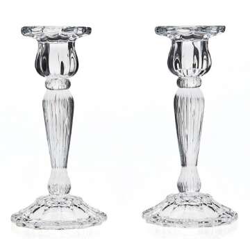 Godinger 2-pc. Triumph Crystal Candlestick Set