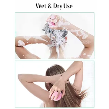 HEETA Shampoo Scalp Brush for Hair Growth & Dandruff Care