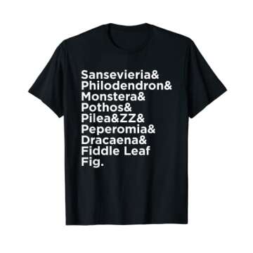 Philodendron Monstera Pilea Peperomia Pothos Houseplant Gift T-Shirt