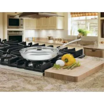 Cuisinart Contour Stainless 8-Inch Open Skillet with Cool Touch Handle