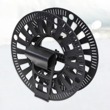 Premium Christmas Light Storage Bag – Heavy Duty Tear Proof 600D/Inside PVC Material with Reinforced Handles - With 3 Reels Stores up to 375 Ft of Mini Christmas Tree Lights & Extension Cords - Red