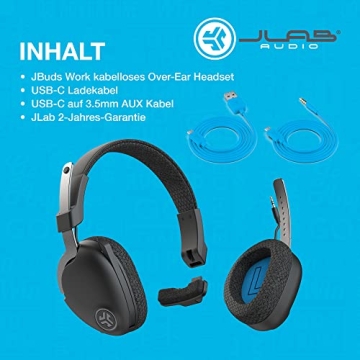 JLab JBuds Work Wireless Headset with Microphone