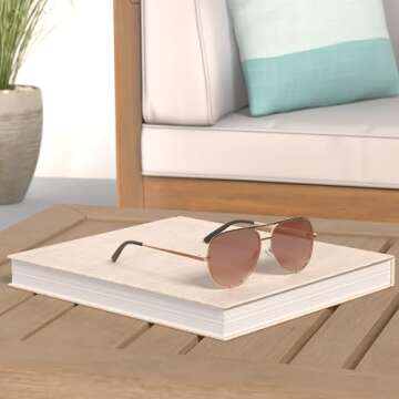 SORVINO Oversized Aviator Sunglasses for Women Men Classic Retro Bulk Black Faded Shade Sun Glasses Classic UV Protection