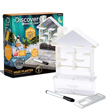 Discovery #MINDBLOWN Maze Planter DIY Build & Grow Botany Kit, STEM Science Experiment for Kids, Fun...