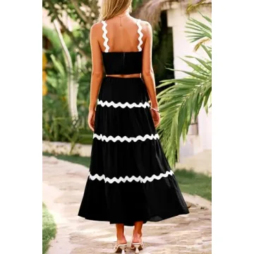 PRETTYGARDEN Women’s Summer Two Piece Beach Outfit