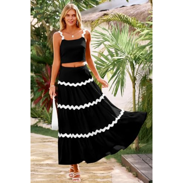 PRETTYGARDEN Women’s Summer Two Piece Beach Outfit