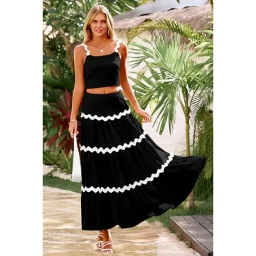 PRETTYGARDEN Women’s Summer Two Piece Beach Outfit