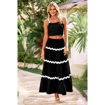 PRETTYGARDEN Women’s Summer Two Piece Beach Outfit