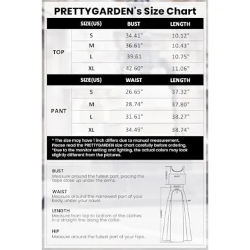 PRETTYGARDEN Women’s Summer Two Piece Beach Outfit