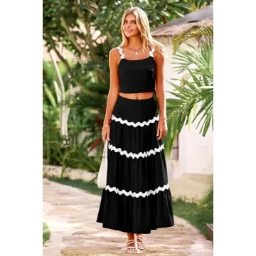 PRETTYGARDEN Women’s Summer Two Piece Beach Outfit