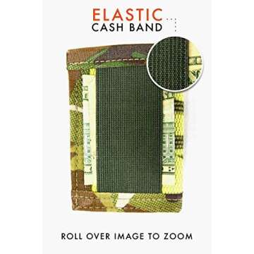 Slim Minimalist Wallet Money Clip - Stylish Front Pocket Carry