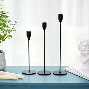 Stylish NUPTIO Candle Holder Set of 3 for Events