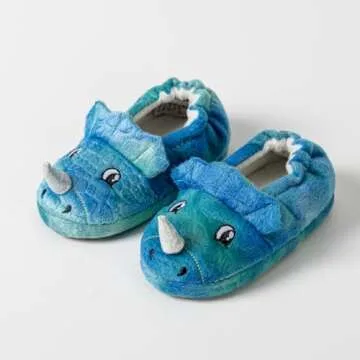 LZSYC Toddler Dinosaur Slippers - Cozy Winter Fun