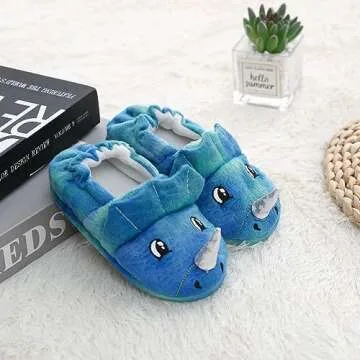 LZSYC Toddler Dinosaur Slippers - Cozy Winter Fun