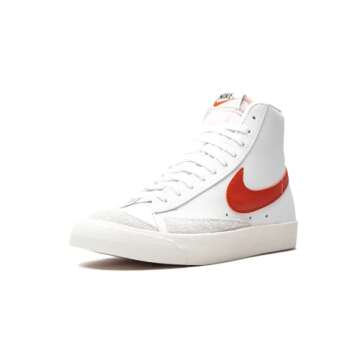 Nike Men's Basketball Shoe, White Mantra Orange Sail Team Orange, 8.5