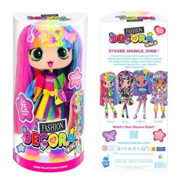 Decora Fashion Girlz 11" Doll - Vibrant Hair & Creative Style